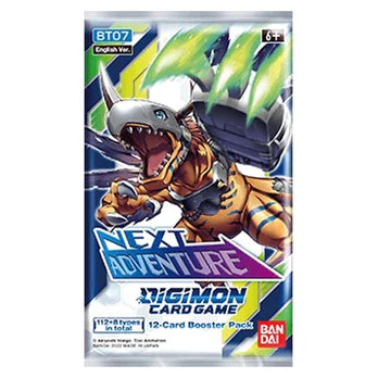 Digimon Card Game Series 07 Next Adventure BT07 Booster Display