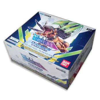 Digimon Card Game Series 07 Next Adventure BT07 Booster Display