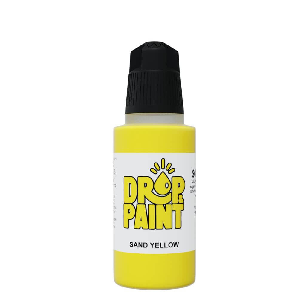 Scale 75 - Drop and Paints - Sand Yellow  17ml