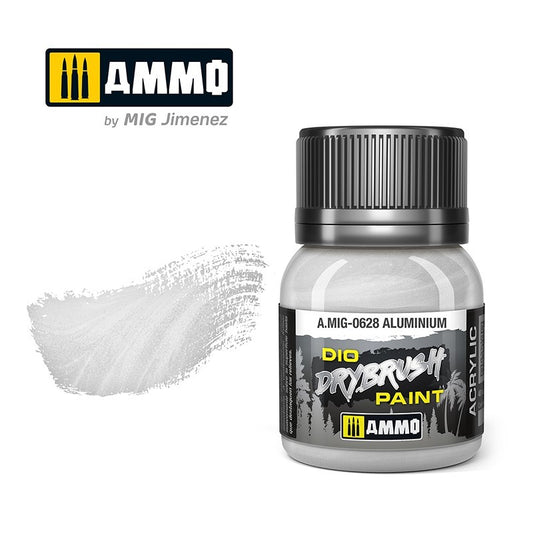 Ammo by MIG - Drybrush - Aluminium  40ml