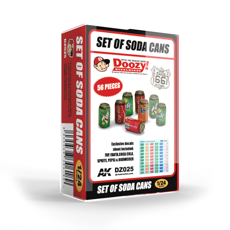Ak Interactive - Resins - Doozy - Set Of Soda Cans