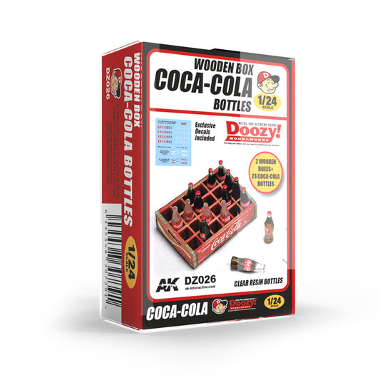 Ak Interactive - Resins - Doozy - 1940-1980'S Wooden Box Coca-Cola Bottles