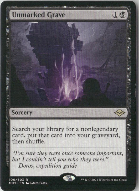 Scan Image | Unmarked Grave - Modern Horizons 2 | [0EA68598]