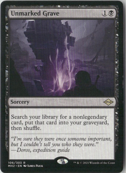 Scan Image | Unmarked Grave - Modern Horizons 2 | [0EA68598]