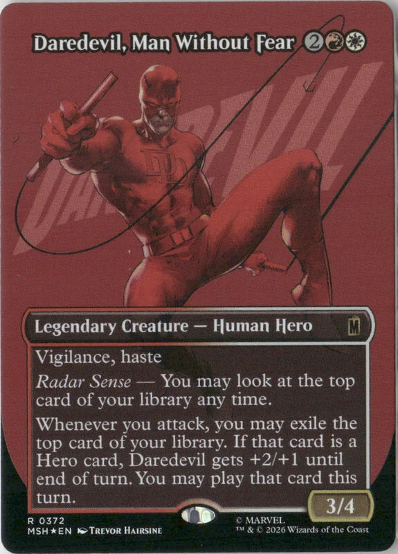 Scan Image | Daredevil, Man Without Fear (Borderless) (0372) - Marvel Super Heroes | [661F470D]