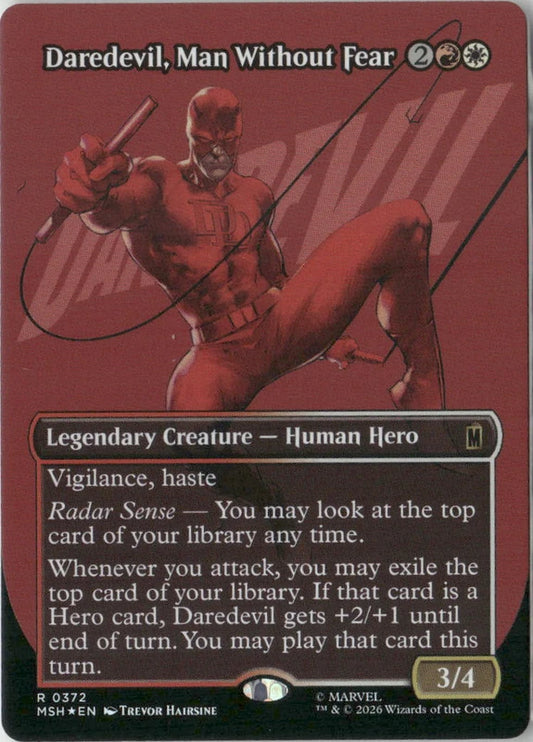 Scan Image | Daredevil, Man Without Fear (Borderless) (0372) - Marvel Super Heroes | [661F470D]