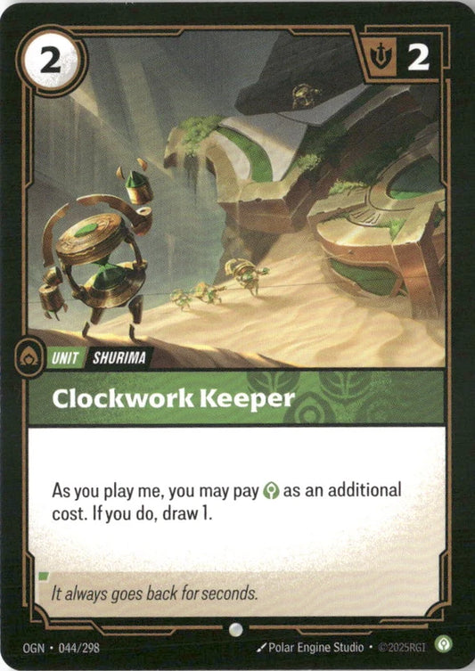 Clockwork Keeper - Origins