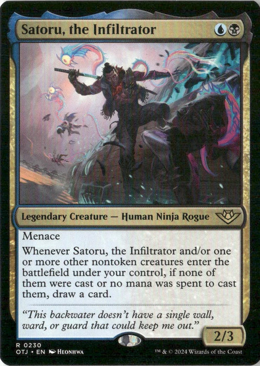 Satoru, the Infiltrator - Outlaws of Thunder Junction