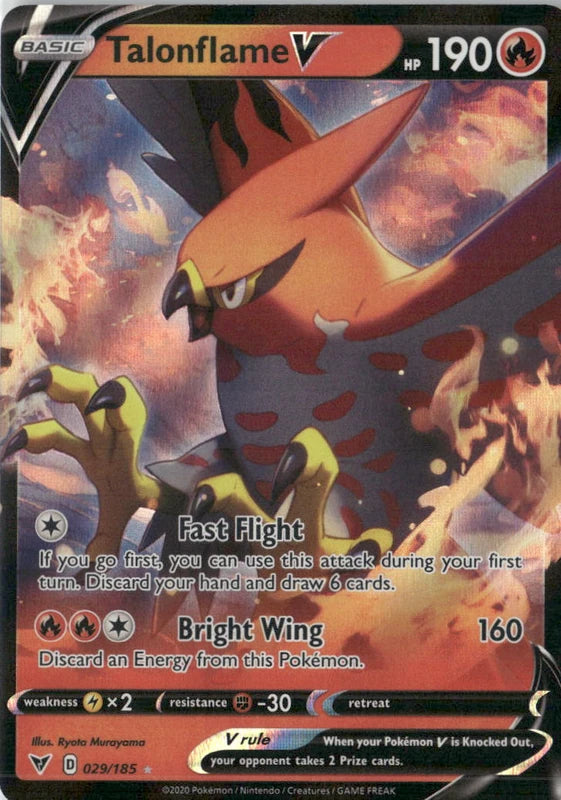 Talonflame V - SWSH04: Vivid Voltage