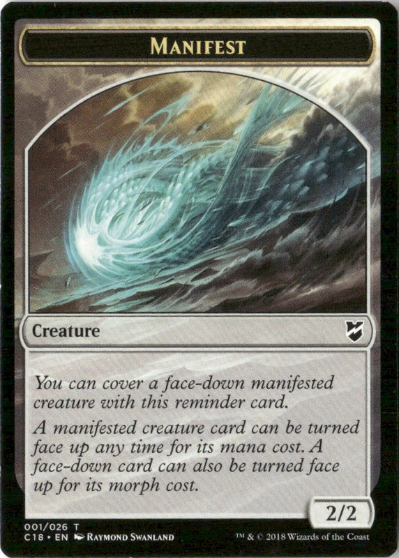 Manifest // Angel Double-Sided Token - Commander 2018