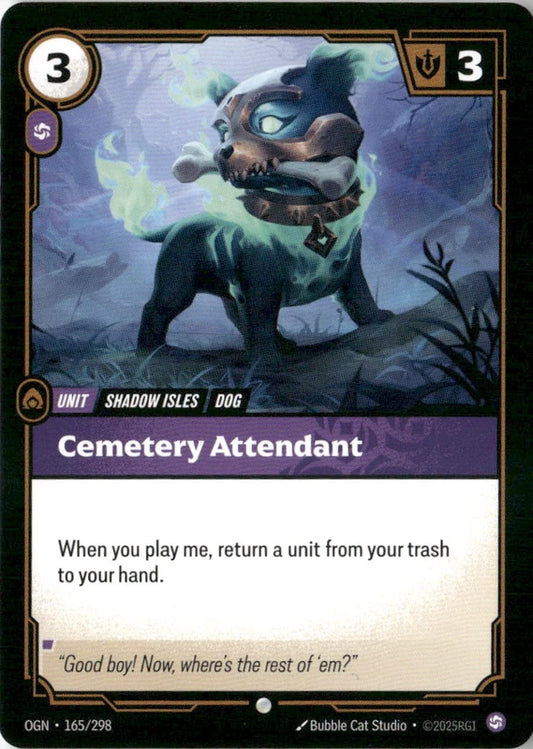 Cemetery Attendant - Origins