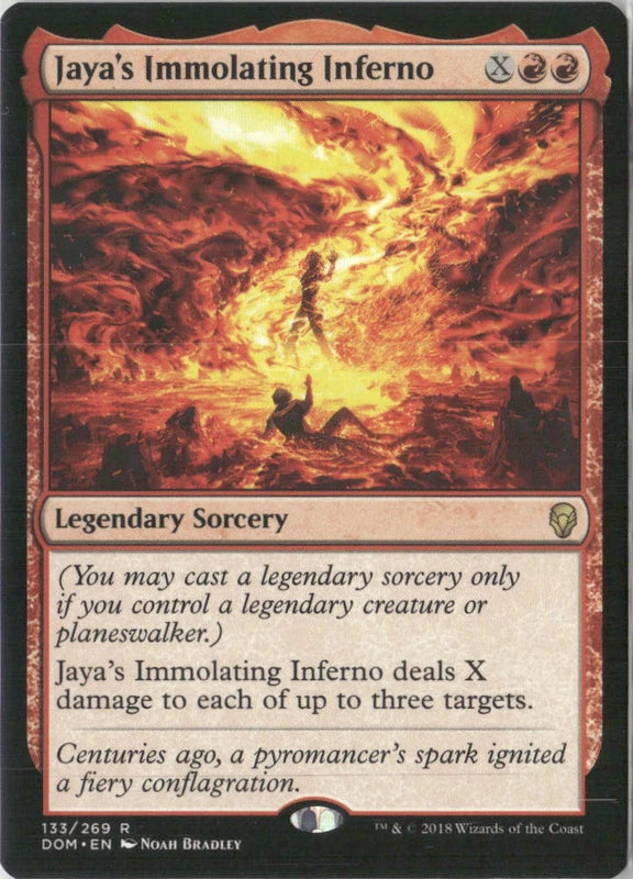 Scan Image | Jaya's Immolating Inferno - Dominaria | [D859F4BA]