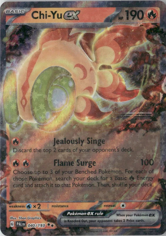 Chi-Yu ex - 040/193 - SV02: Paldea Evolved