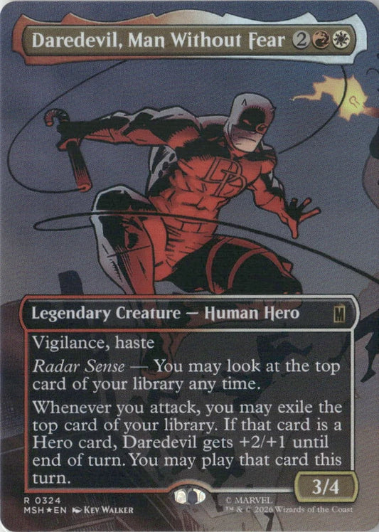 Scan Image | Daredevil, Man Without Fear (Borderless) (0324) - Marvel Super Heroes | [A5B55CDE]