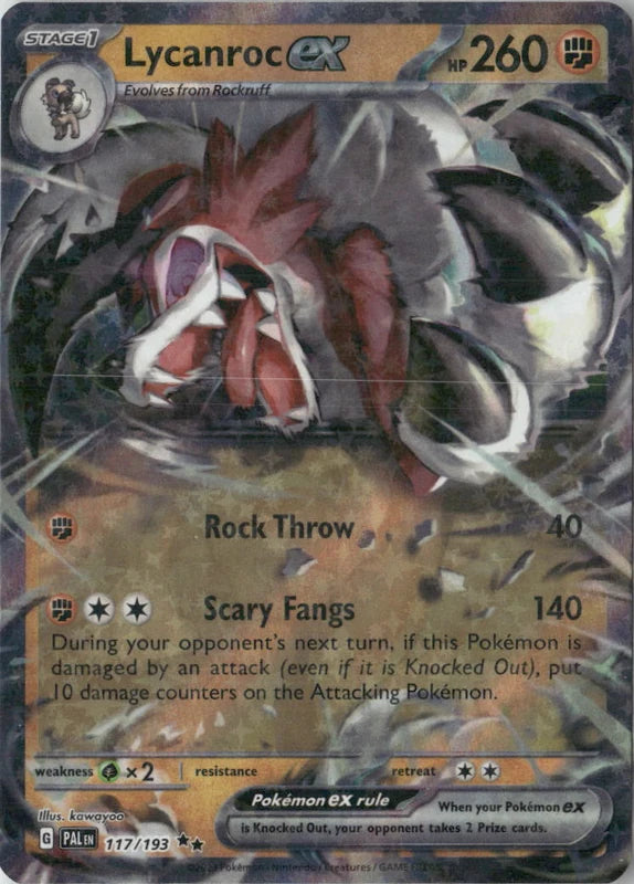 Lycanroc ex - SV02: Paldea Evolved