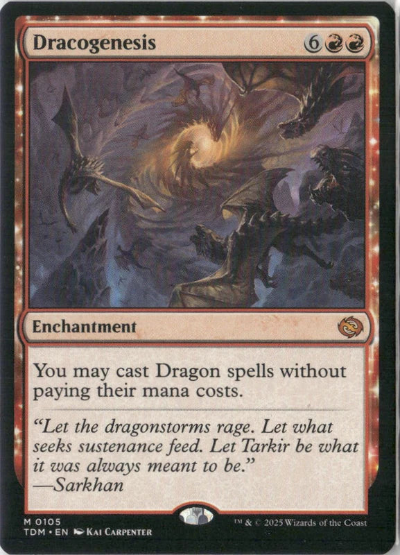 Scan Image | Dracogenesis - Tarkir: Dragonstorm | [61BCB718]