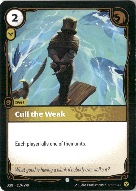 Cull the Weak - Origins