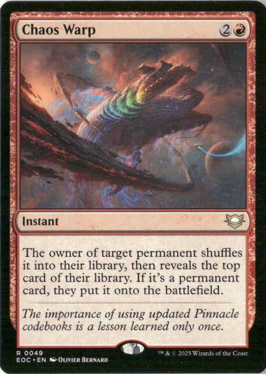 Chaos Warp - Commander: Edge of Eternities