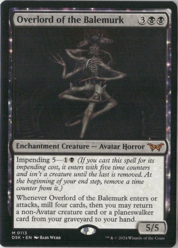 Scan Image | Overlord of the Balemurk - Duskmourn: House of Horror | [1DF94B4A]