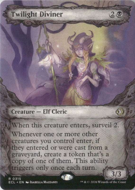 Scan Image | Twilight Diviner (Showcase) - Lorwyn Eclipsed | [745B018F]