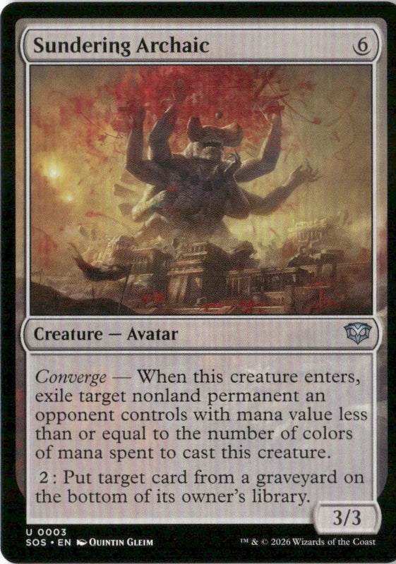 Sundering Archaic - Secrets of Strixhaven