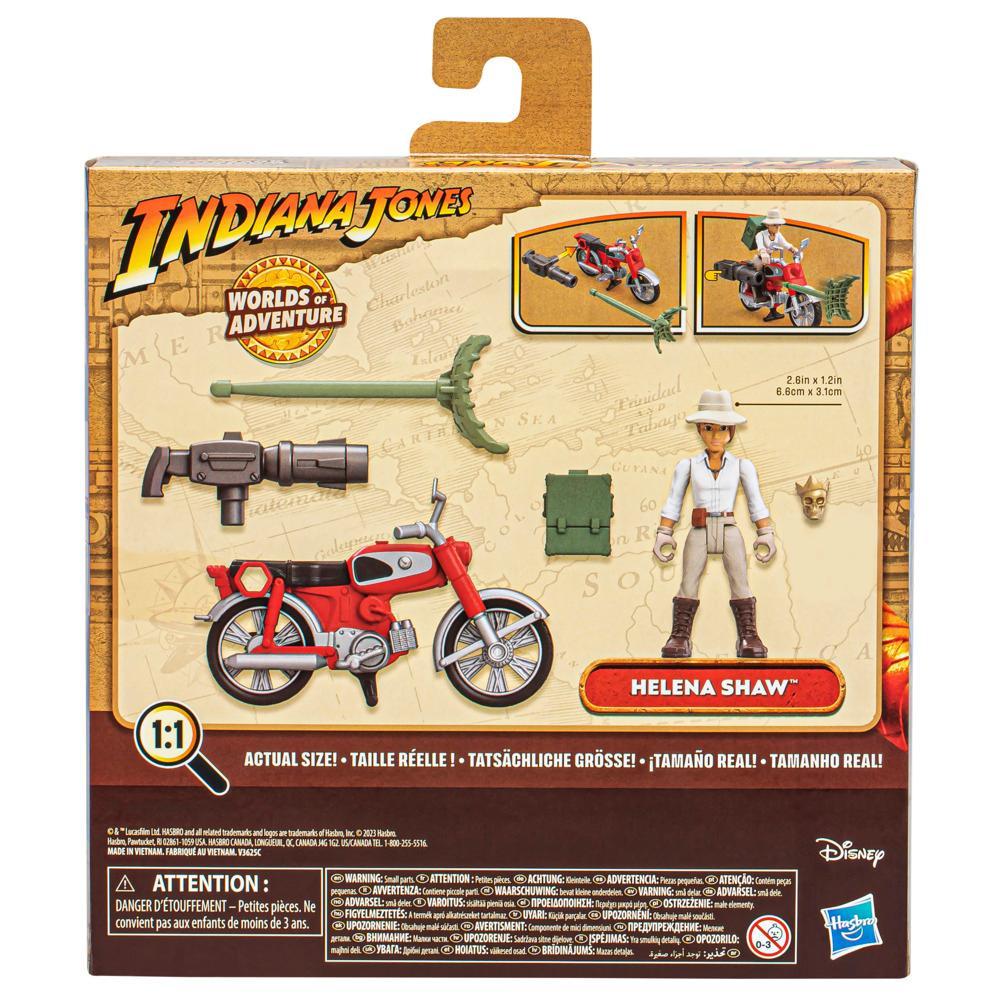 Indiana Jones Worlds of Adventure: Helena Shaw with motorcycle
