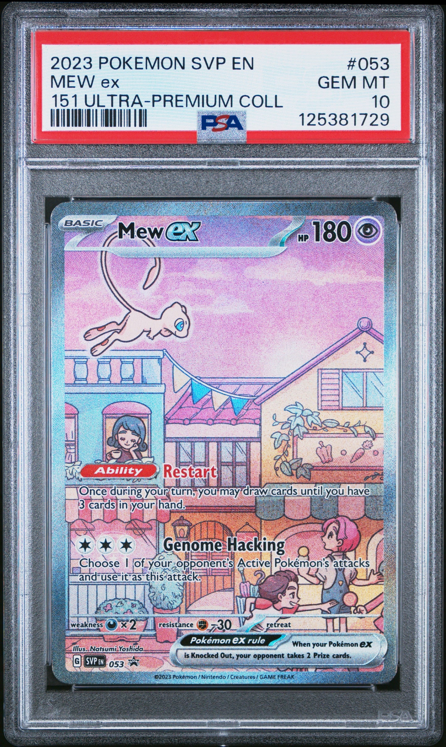 2023 Pokemon Svp En-Sv Black Star Promo 053 Mew Ex 151 Ultra-Premium Coll - PSA 10