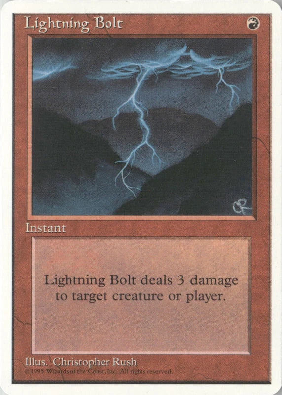 Scan Image | Lightning Bolt - Fourth Edition | [75CDFDED]