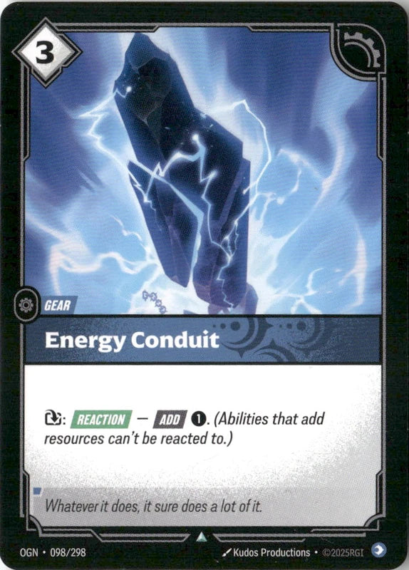 Energy Conduit - Origins