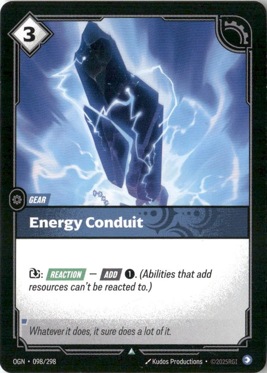 Energy Conduit - Origins
