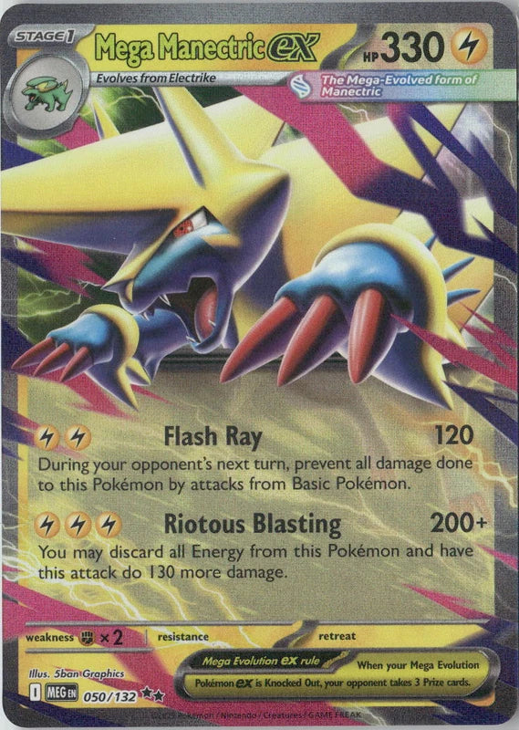 Mega Manectric ex - 050/132 - ME01: Mega Evolution