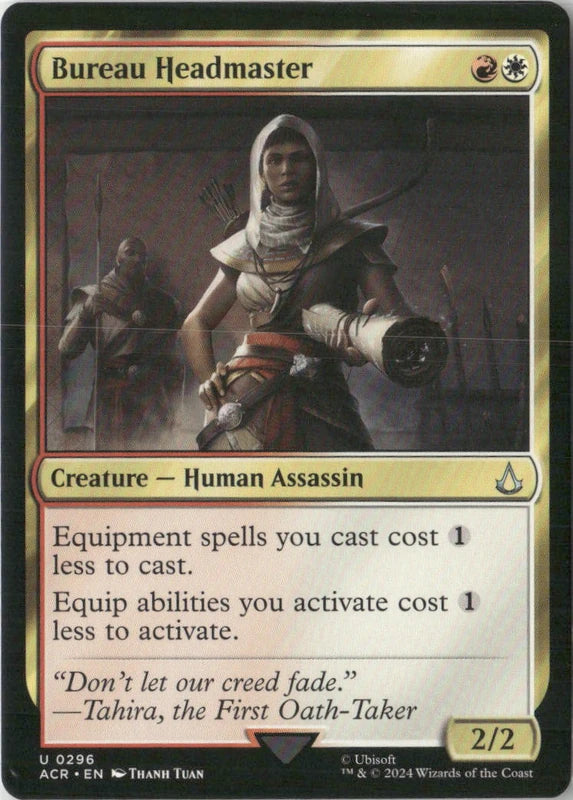 Scan Image | Bureau Headmaster - Universes Beyond: Assassin's Creed | [3BB6EDFF]