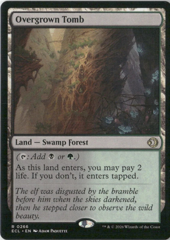 Scan Image | Overgrown Tomb - Lorwyn Eclipsed | [560E7762]