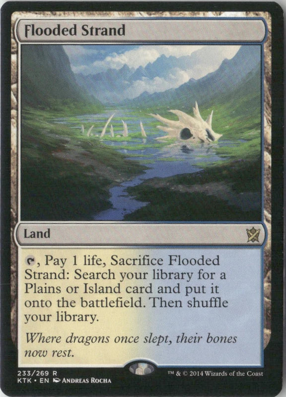 Scan Image | Flooded Strand - Khans of Tarkir | [2D44C8BA]