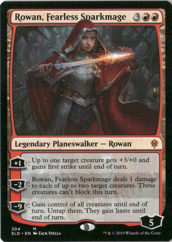 Rowan, Fearless Sparkmage - Throne of Eldraine