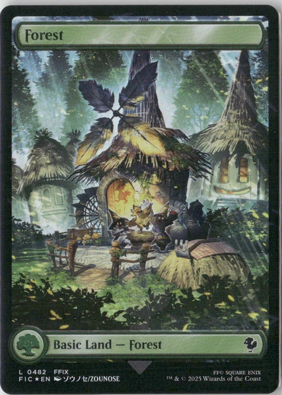 Scan Image | Forest (Chocobo Track Foil) - Commander: FINAL FANTASY | [3237C94D]