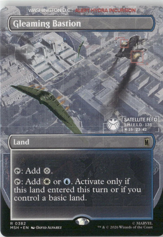 Scan Image | Gleaming Bastion (Borderless) - Marvel Super Heroes | [F7F5FCF4]
