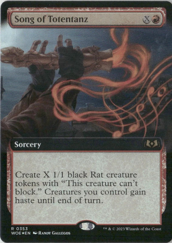 Scan Image | Song of Totentanz (Extended Art) - Wilds of Eldraine | [11836D9B]