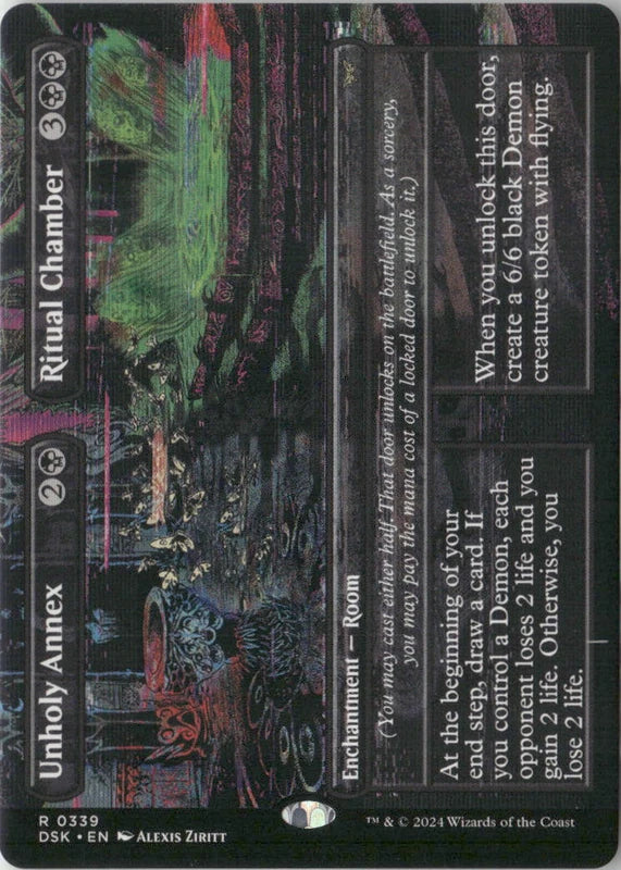 Scan Image | Unholy Annex // Ritual Chamber (Borderless) - Duskmourn: House of Horror | [5DB18B5F]