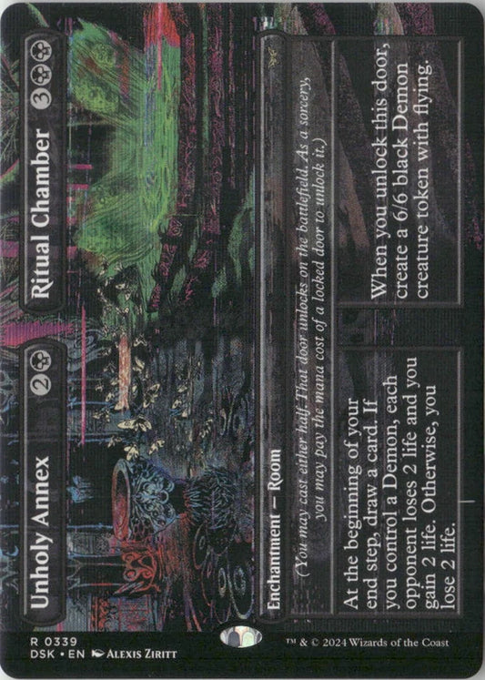 Scan Image | Unholy Annex // Ritual Chamber (Borderless) - Duskmourn: House of Horror | [5DB18B5F]