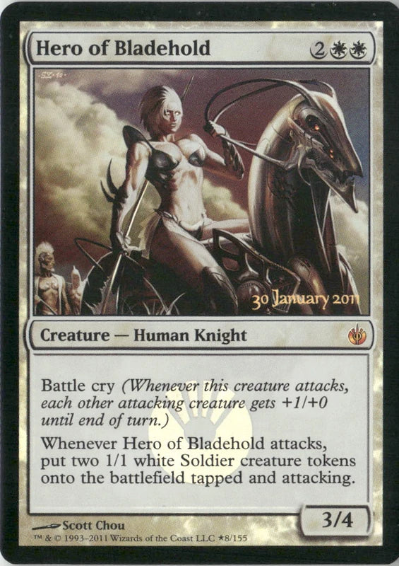 Scan Image | Hero of Bladehold - Prerelease Cards | [1DFB8013]