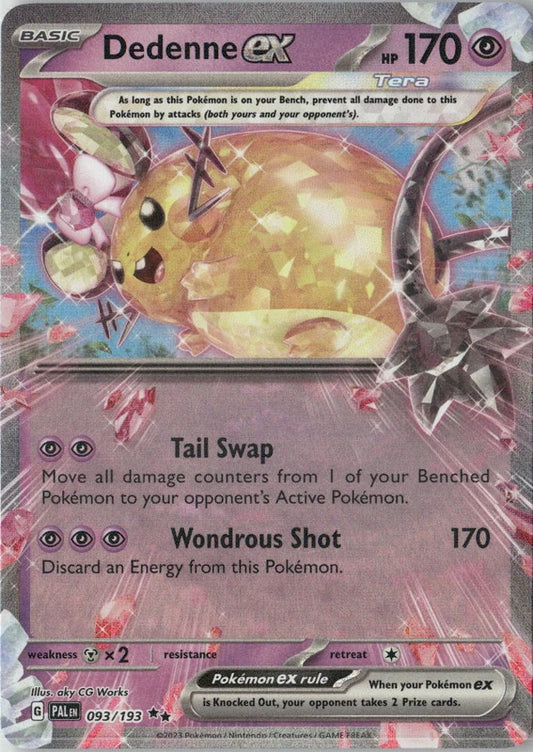 Dedenne ex - 093/193 - SV02: Paldea Evolved