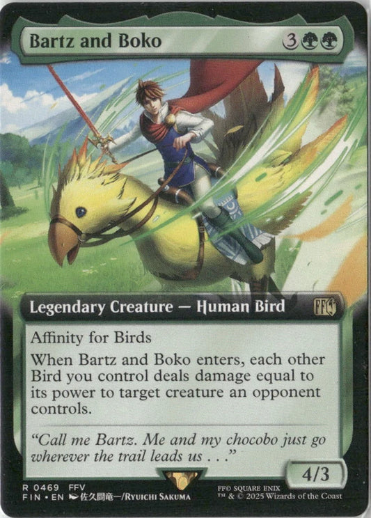 Scan Image | Bartz and Boko (Extended Art) - FINAL FANTASY | [D01D10EF]