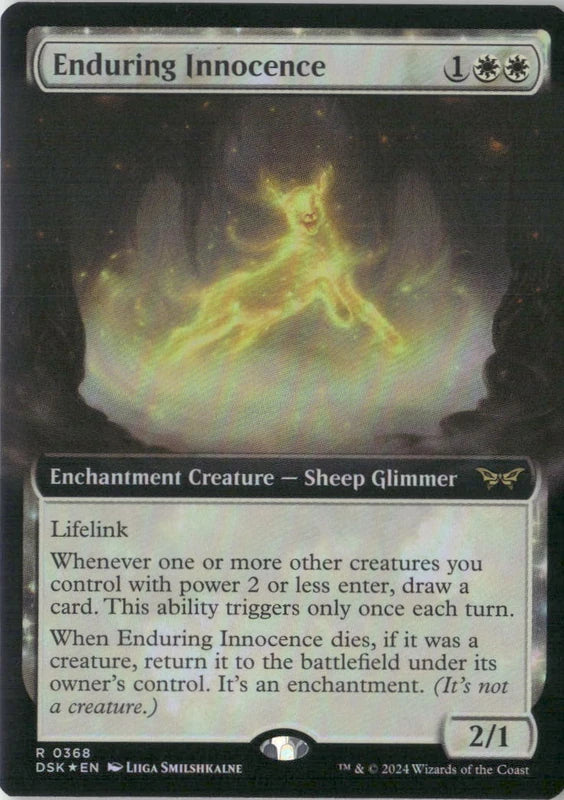 Scan Image | Enduring Innocence (Extended Art) - Duskmourn: House of Horror | [55FFA2E2]