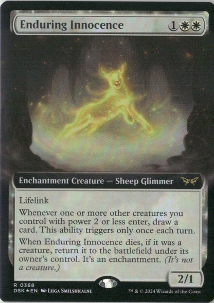 Scan Image | Enduring Innocence (Extended Art) - Duskmourn: House of Horror | [55FFA2E2]