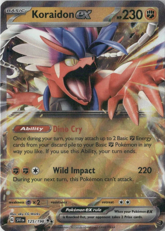 Koraidon ex - 125/198 - SV01: Scarlet & Violet Base Set