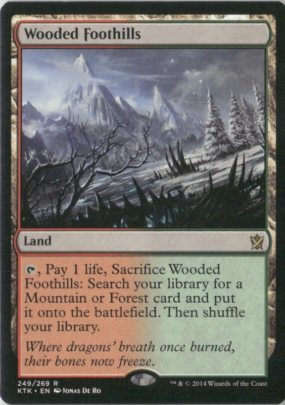 Scan Image | Wooded Foothills - Khans of Tarkir | [652513F7]