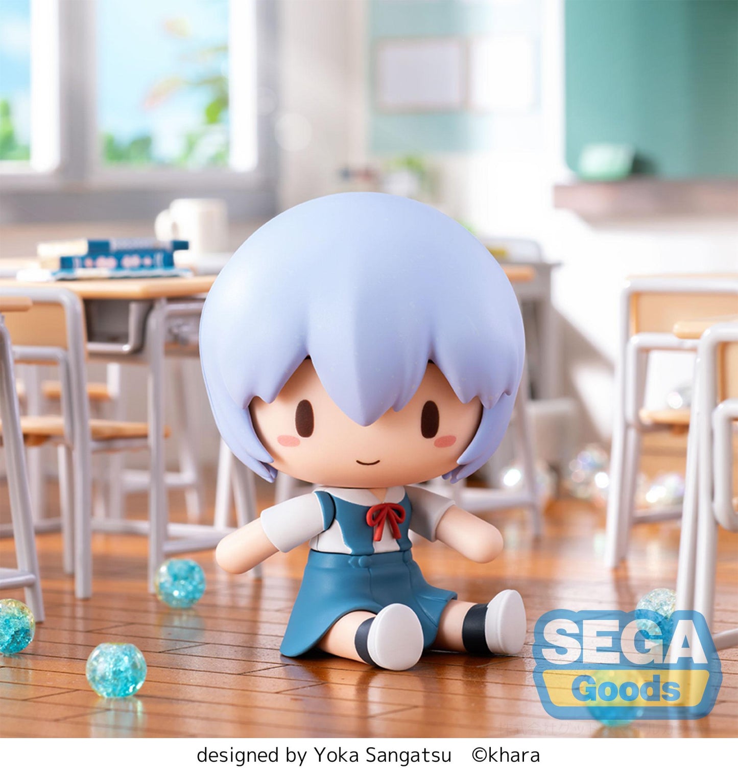 Evangelion Fuwa Petit Chibi Figure Rei Ayanami