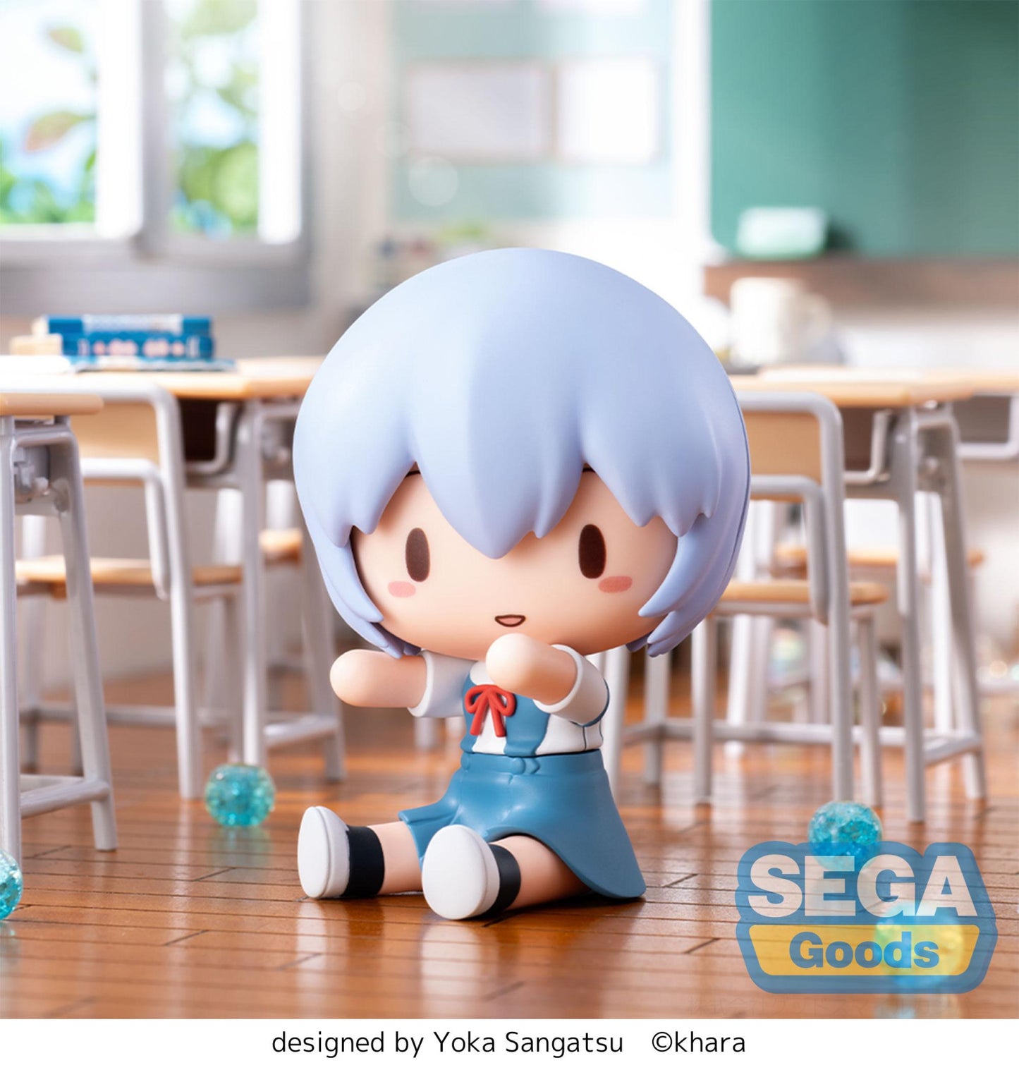 Evangelion Fuwa Petit Chibi Figure Rei Ayanami