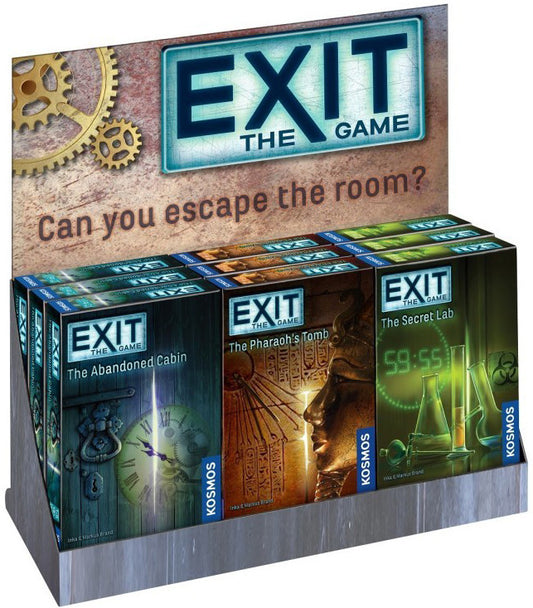 Exit the Game Counter POP Display (Holds 9 Games) (Games not included)